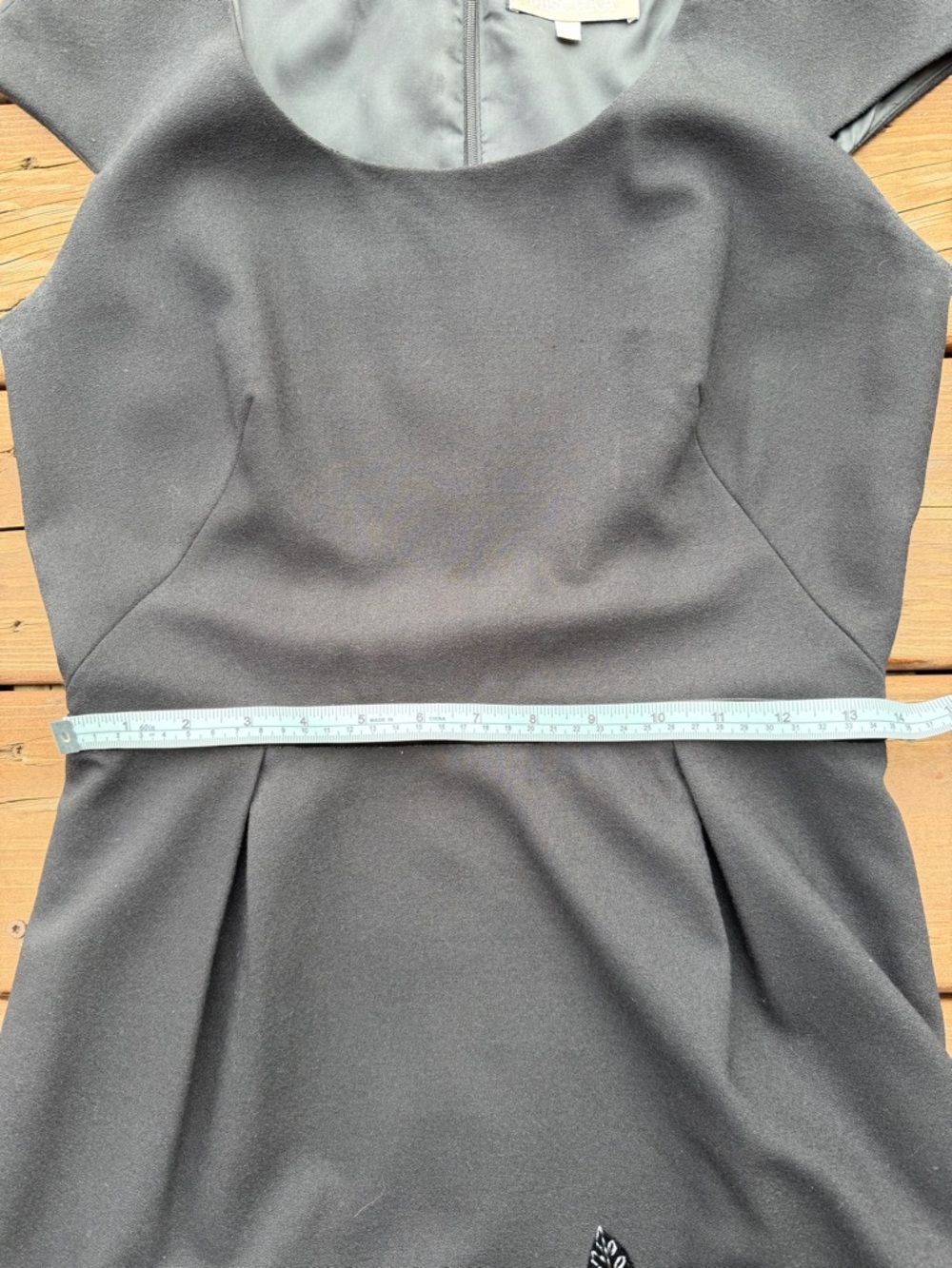 BADGLEY MISCHKA wool embellished dress - Picture 15 of 16